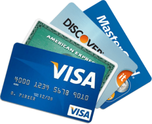 Credit/debit cards deposit casino