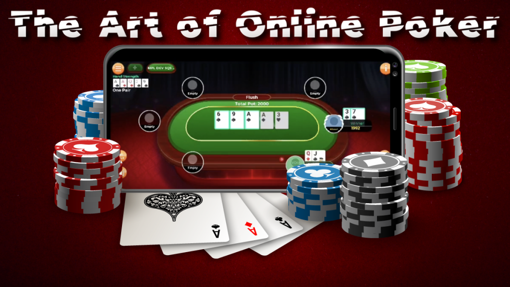 Online poker play