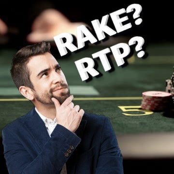 The casino always has the edge! RTP and Rake explanation